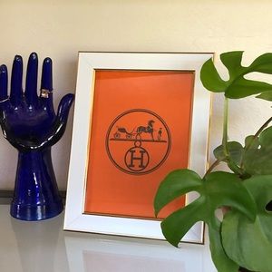 Authentic Hermès Framed Bag Decor